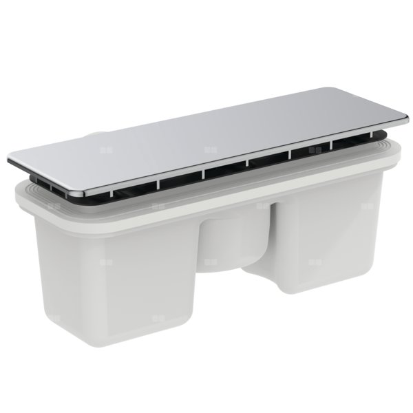 ULTRAFLAT NEW SYFON DEKOR. WYS. 8CM CHR