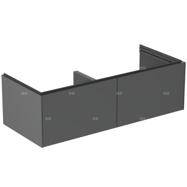 Szafka pod umywalkę 1200x505x370 mm, 2 szuflady - CONCA