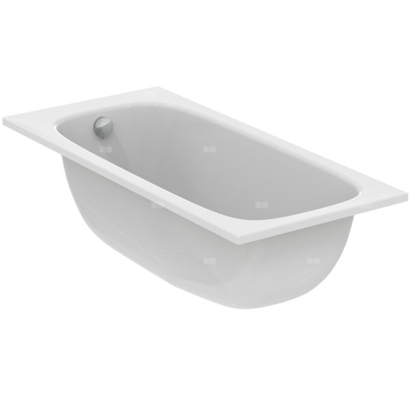 Wanna zwykła 1500x700x450 mm, bez otworu na baterię, z przelewem, bez korka spustowego - I.LIFE