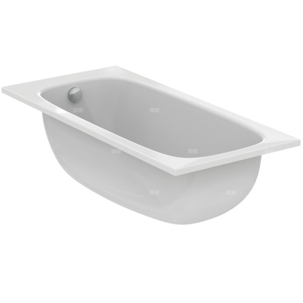 Wanna zwykła 1700x750x450 mm, bez otworu na baterię, z przelewem, bez korka spustowego - I.LIFE