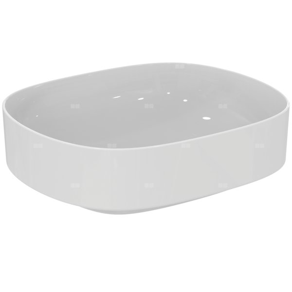 Naczynie 450x380x130 mm, bez otworu na baterię, bez przelewu - LINDA-X