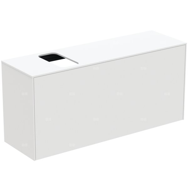 Szafka pod umywalkę 1202x373x550 mm, 2 szuflady - CONCA
