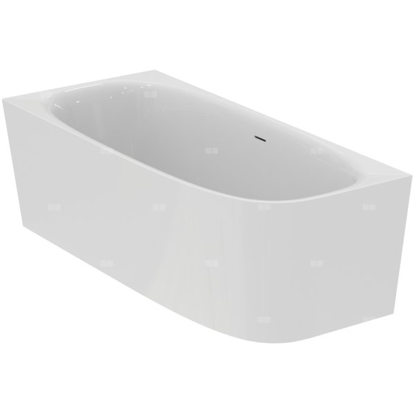 Wanna o specjalnym kształcie 1800x800x610 mm, bez otworu na baterię, z przelewem, bez korka spustowego - DEA