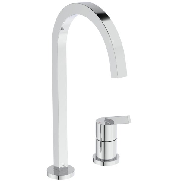 Bateria kuchenna 245x395 mm, wylewka 204 mm 8.9 l/min (3 bary) - GUSTO