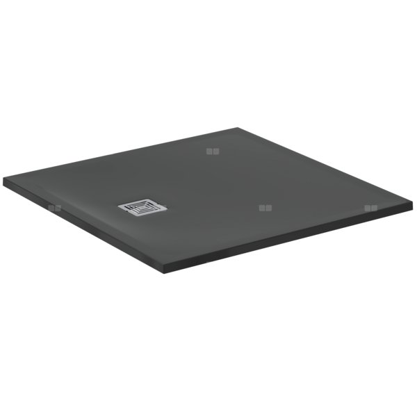 Brodzik kwadratowy 1000x1000x30 mm Spód szlifowany, bez korka spustowego - ULTRA FLAT S +