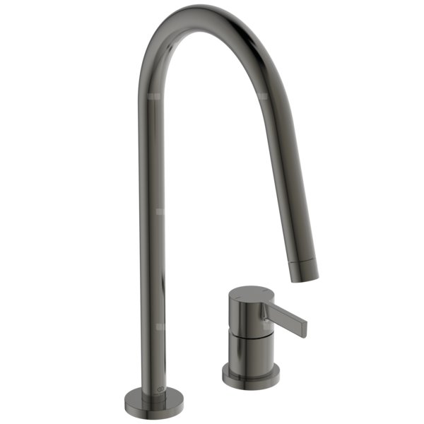 Bateria kuchenna 285,5x433 mm, wylewka 243 mm 9.5 l/min (3 bary) - GUSTO