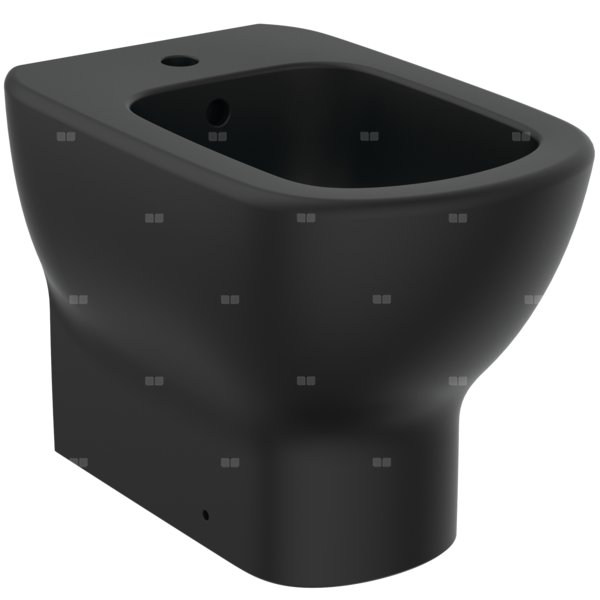 Bidet stojący 360x550x400 mm, 1 otwór na baterię, z przelewem - TESI