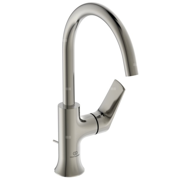 Bateria umywalkowa 114x226x311 mm, wylewka 169 mm 3.8 l/min (3 bary), z korkiem - LDV