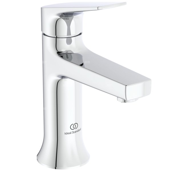 Bateria umywalkowa 52x142x169 mm, wylewka 100 mm 3.8 l/min (3 bary), bez korka spustowego - LDV