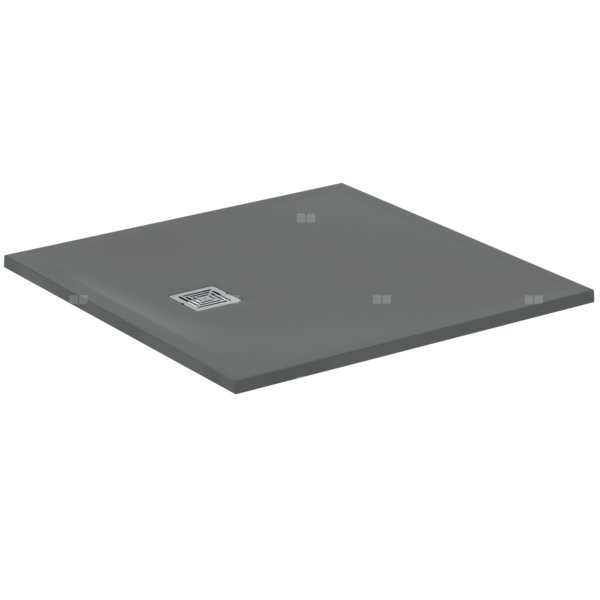 Brodzik kwadratowy 1000x1000x30 mm Spód szlifowany, bez korka spustowego - ULTRA FLAT S +