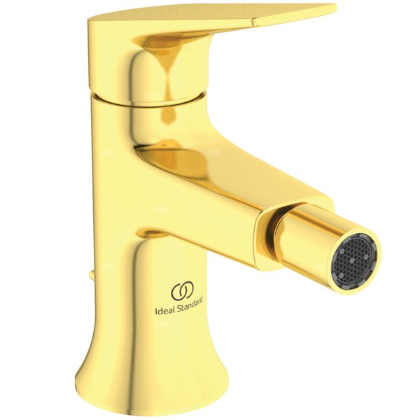 Bateria bidetowa 52x142x172 mm, wylewka 105 mm 3.8 l/min (3 bary), z korkiem - LDV
