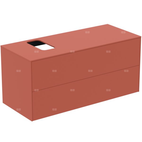 Szafka pod umywalkę 1202x505x550 mm, 2 szuflady - CONCA
