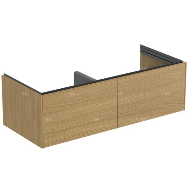 Szafka pod umywalkę 1200x505x370 mm, 2 szuflady - CONCA