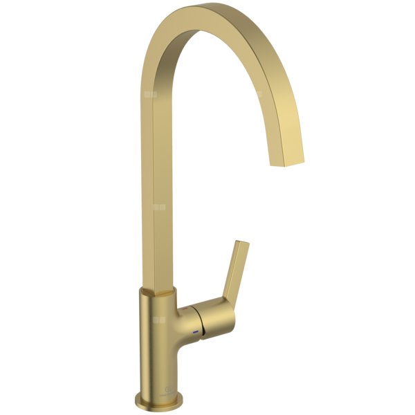 Bateria kuchenna 160x254x424 mm, wylewka 204 mm 8.3 l/min (3 bary) - GUSTO