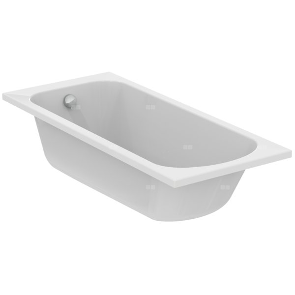 Wanna zwykła 1700x750x435 mm, bez otworu na baterię, z przelewem, bez korka spustowego - SIMPLICITY