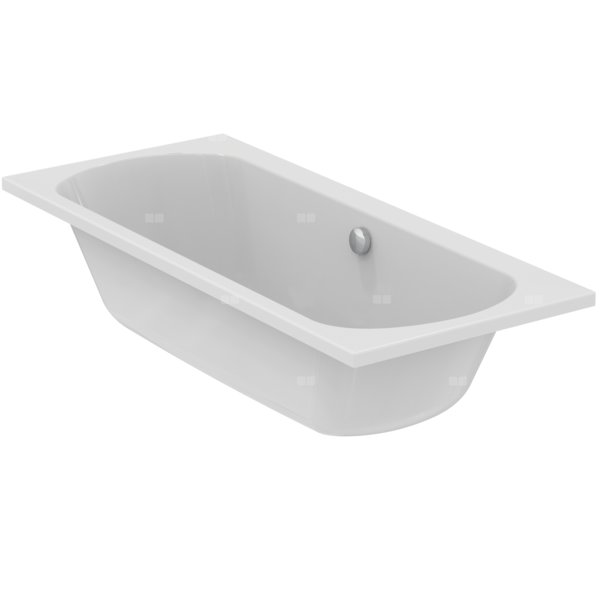 Wanna zwykła 1800x800x435 mm, bez otworu na baterię, z przelewem, bez korka spustowego - SIMPLICITY