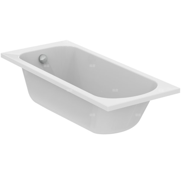 Wanna zwykła 1600x700x435 mm, bez otworu na baterię, z przelewem, bez korka spustowego - SIMPLICITY