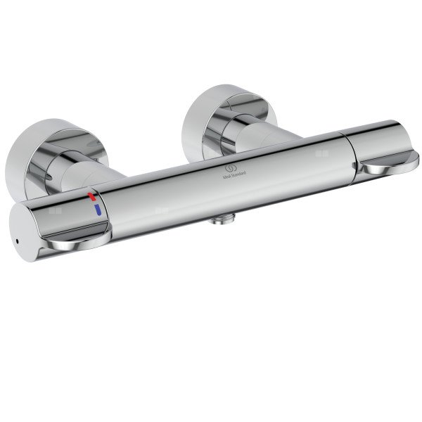 Bateria natryskowa natynkowa 313x151x70 mm, złącza S ON/OFF 22 l/min (3 bar) - CERAPLUS SAFE
