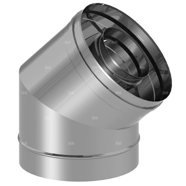Kolano 45st. fi140/225mm