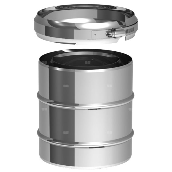Adapter czopucha kominka MAX BLANK fi100/150mm