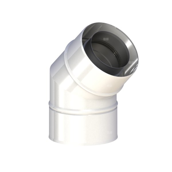Kolano sztywne 45st. fi130/180mm z uszczelką