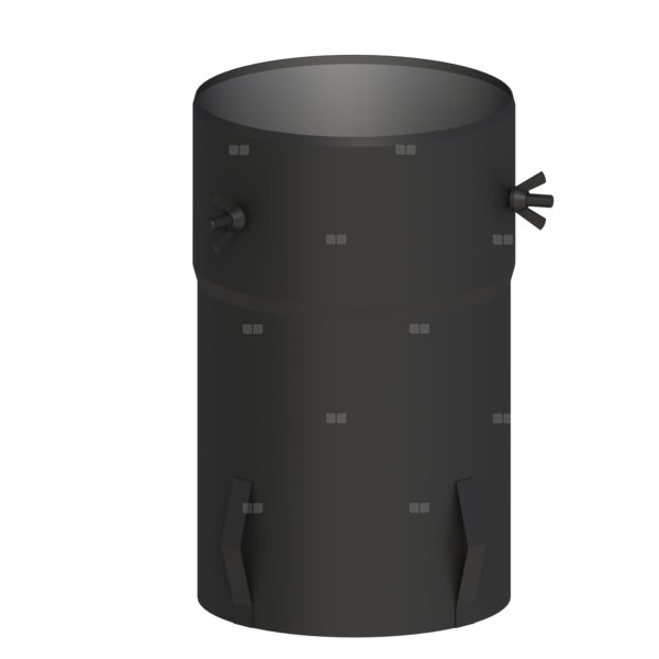 Adapter nasady do systemu DW fi 130mm malowany na czarno