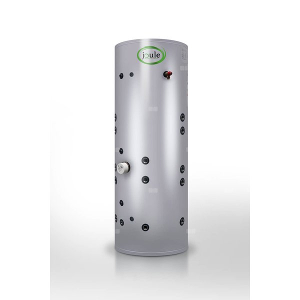 Bufor nierdzewny z wężownicą przepływową oraz dodatkową - Joule - THERMALSTORE 2.0 - 200l + grzałka 3kW 230V + zawór T&P