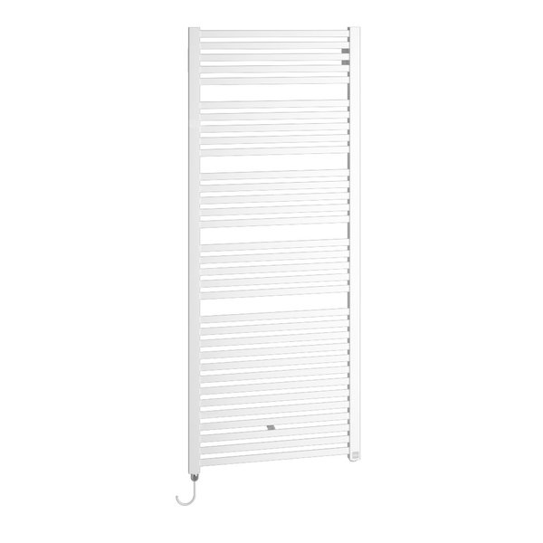 Grzejnik drabinkowy KERMI Geneo quadris-E, wym. 1174 x 447 mm, kolor biały, moc 300W