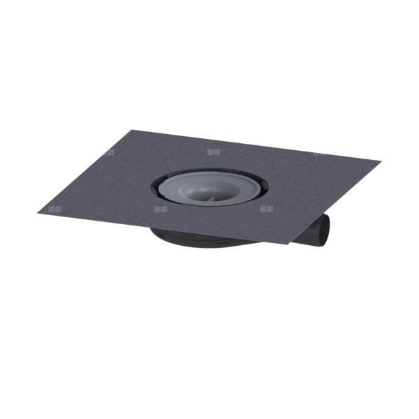 Korpus Ultraflat 54 DN 40 z syfonem z fabrycznie zamontowaną matą