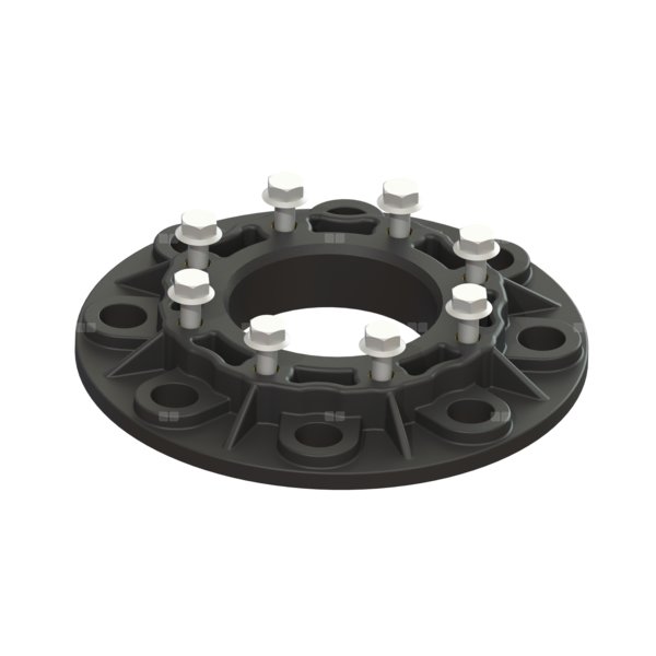 Adapter przyłaczeniowy z PE DN 80