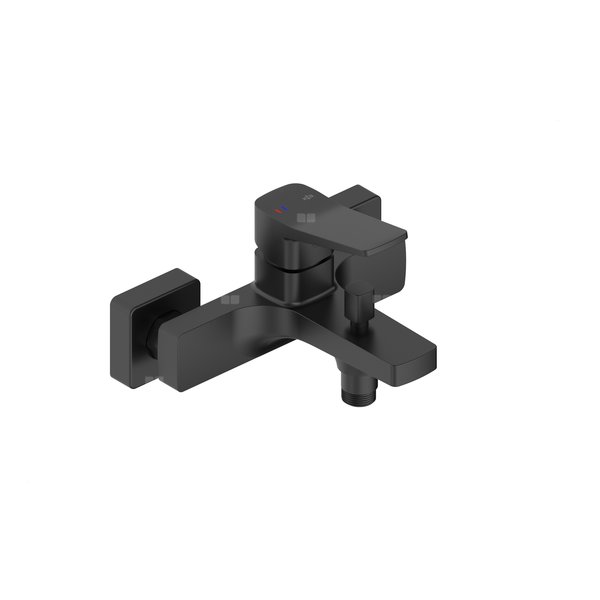Bateria Malaga, wannowa, ścienna, black