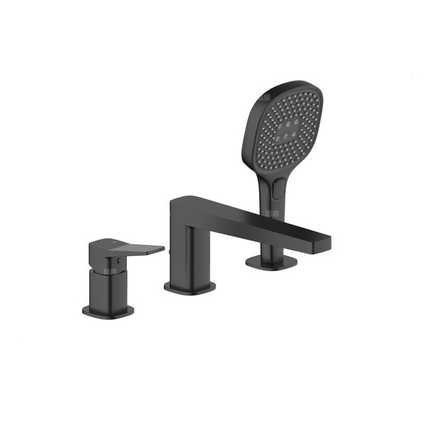 Bateria Malaga, wannowa, 3-otworowa stojąca, black