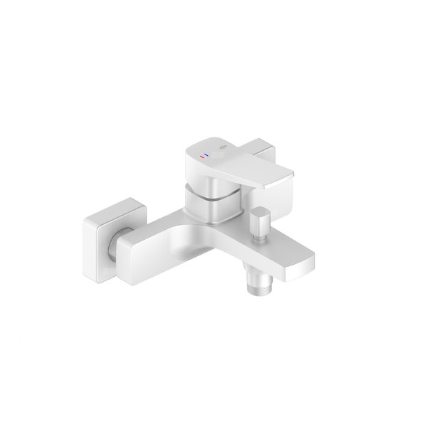 Bateria Malaga, wannowa, ścienna, white