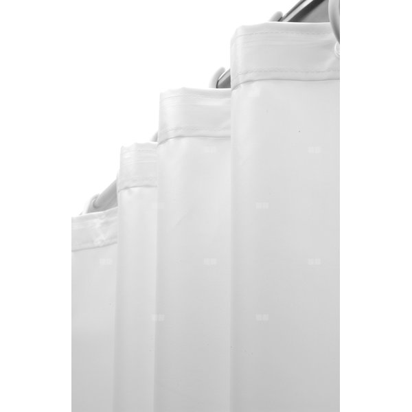 LEHNEN CONCEPT PRO Zasłonka prysznicowa,biała 1800x2000 mm