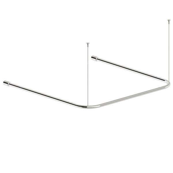 LEHNEN CONCEPT PRO Wieszak zasłony prysznicowej 120 x 120 x 120 cm
