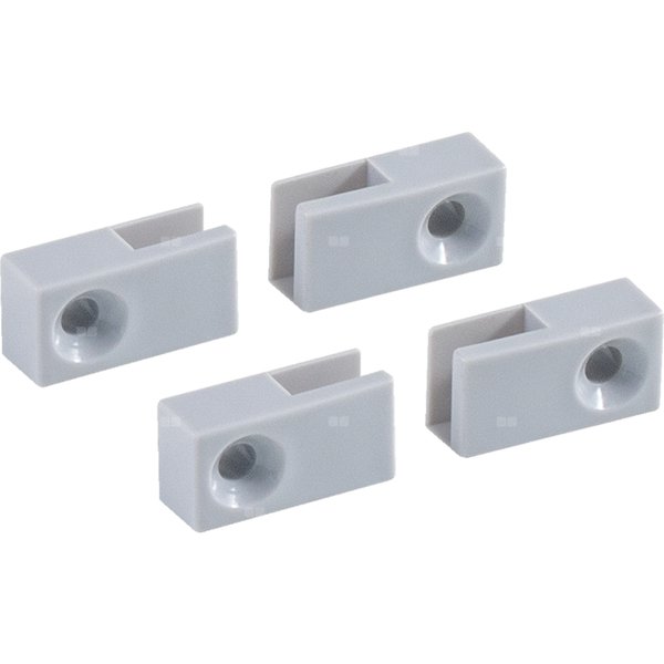 FIRST ZKPG, ZKDK, ZDDS kostka łącząca element stały z bieżnią, szara (komplet 4 szt.)