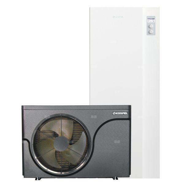 Pakiet - Pompa ciepła powietrzna powietrze-woda monoblok KOSPEL HPM2.C-8.1 5.8 kW 400 V + Wieża hydrauliczna HPMD-8