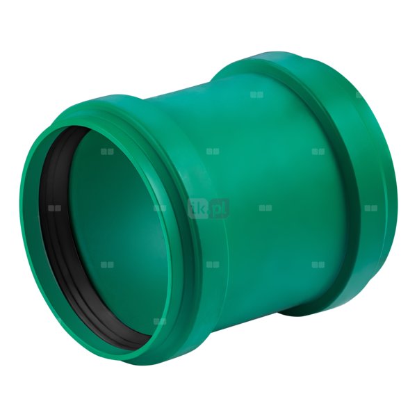 Mufa MAGNAPLAST KG 2000 KGU, PP-md (zielony), DN 110 (ww x ww), do kanalizacji
