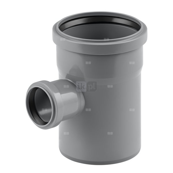 Trójnik MAGNAPLAST HT PLUS HTEA 87' PP DN 110 x DN 50 x DN 110 (ww x ww x wz), kolor szary