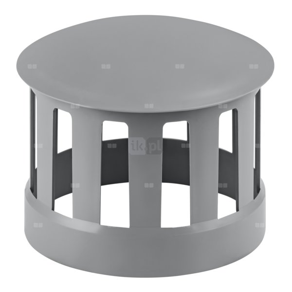 Osłona wywietrznika dachowego MAGNAPLAST kolor szary 160 mm, PP (PP)