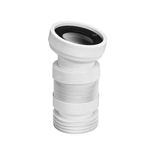 Przyłącze kanalizacyjne harmonijkowe L-260>365mm,wejście 90-110mm,wyjście 110mm, kąt 14