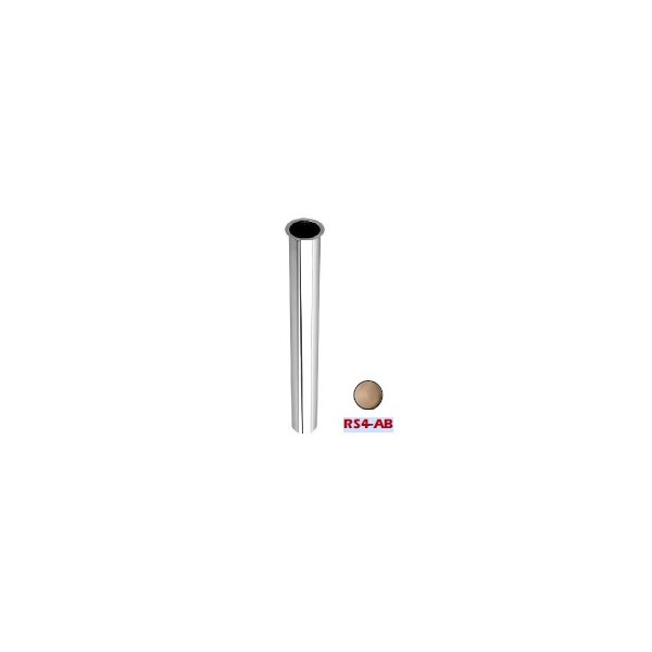 Przedłużka do syfonu umywalkowego 11/4"x32mm z kołnierzem L-300mm Antyczny mosiądz