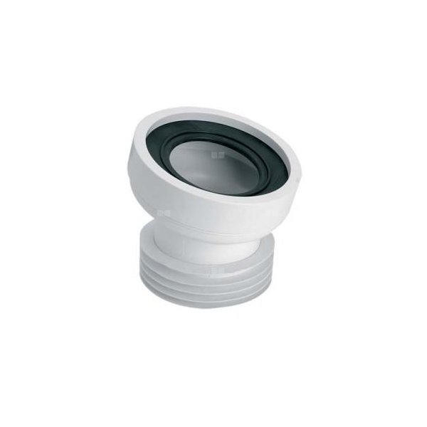 Przyłącze kanalizacyjne, krótkie L-130mm,wejście 90-110mm,wyjście 110mm, kąt 14