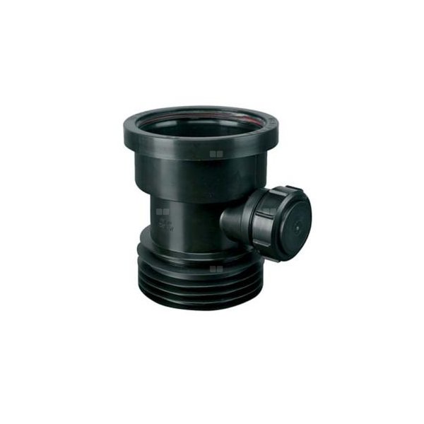 Łącznik kanalizacyjny 110mm z wyjściem 110mm i odejściem 40mm