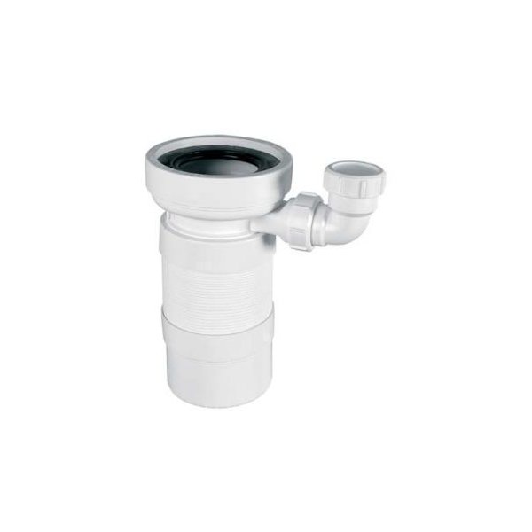 Przyłącze kanalizacyjne harmonijkowe L-235>540mm,wejście 90-110mm,wyjście 110mm z podłączeniem 40mm