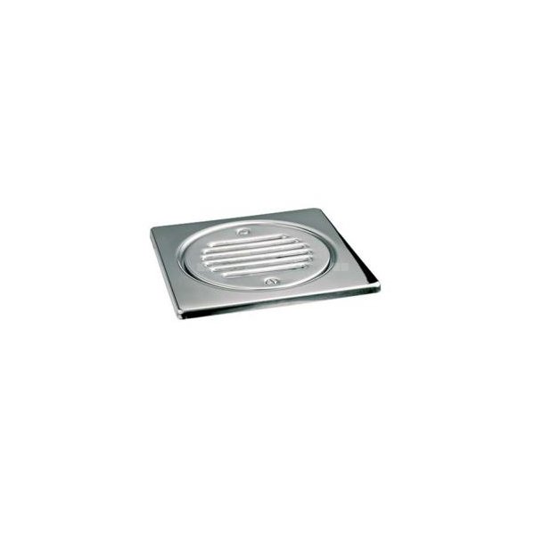Kratka podłogowa wykonana ze stali nierdzewnej 150x150mm