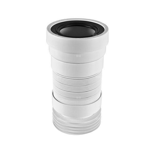 Rura WC harmonijkowa uniwersalna L-230>400mm,,wejście 112mm,wyjście 110mm