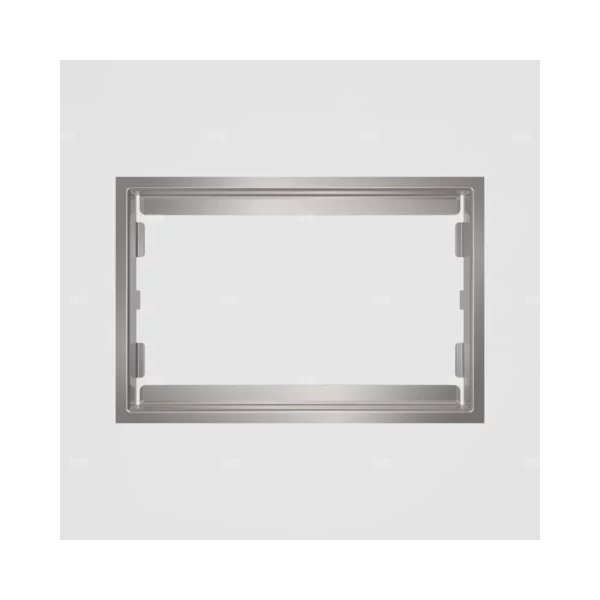 Ramka szerokość obrzeża 10 mm - stal polerowana do WC