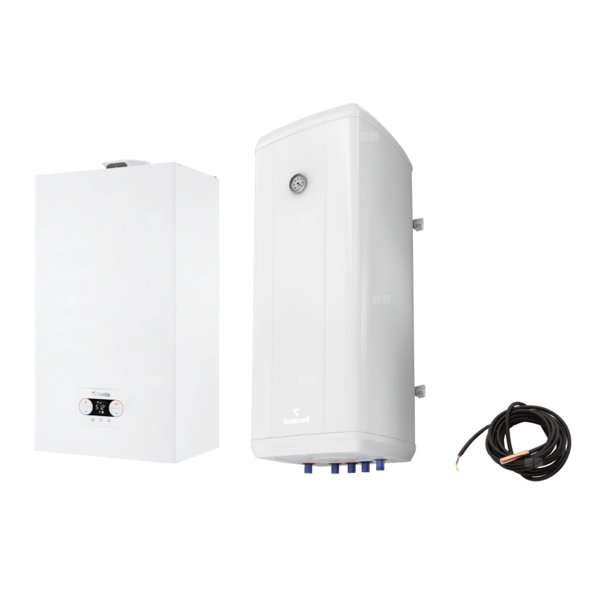 Pakiet - Kocioł gazowy jednofunkcyjny BERETTA QUADRA X 25R kondensacyjny wiszący 3.1 - 25 kW + WymiennikVulcan 100L wiszący + Czujnik c.w.u.