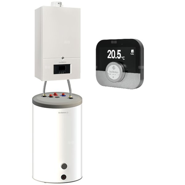 Pakiet Neodens+ 24 + SRNB 100 + czujnik temperatury c.w.u. + podłączenie kocioł - zasobnik + regulator SMART TC